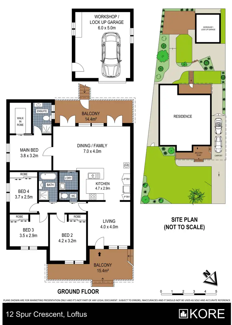 Floorplan of Homely house listing, 12 Spur Crescent, Loftus NSW 2232