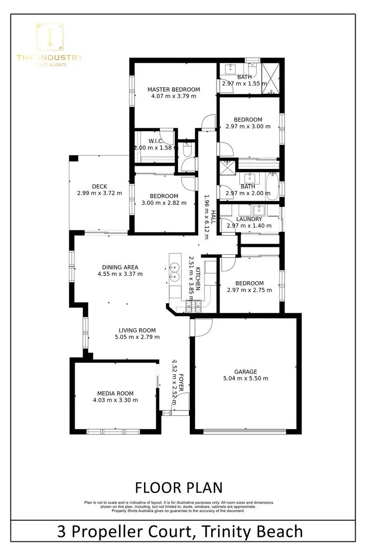 Floorplan of Homely house listing, 3 Propeller Court, Trinity Beach QLD 4879