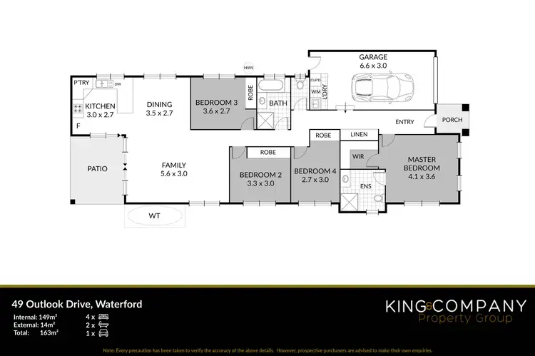 Floorplan of Homely house listing, 49 Outlook Drive, Waterford QLD 4133