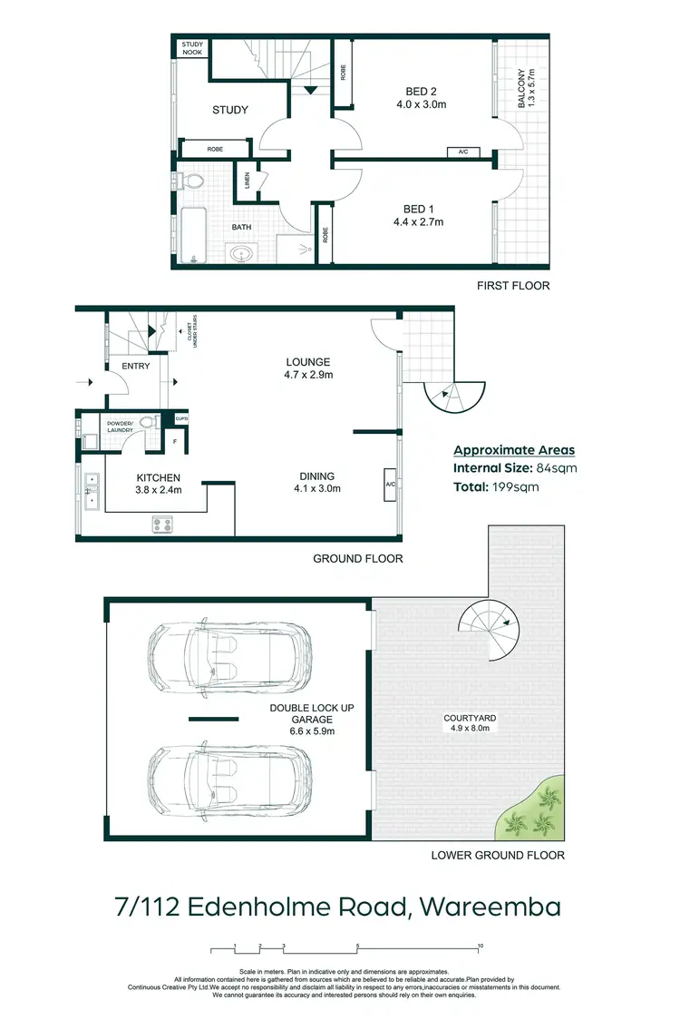 Floorplan of Homely townhouse listing, 7/112 Edenholme Road, Wareemba NSW 2046