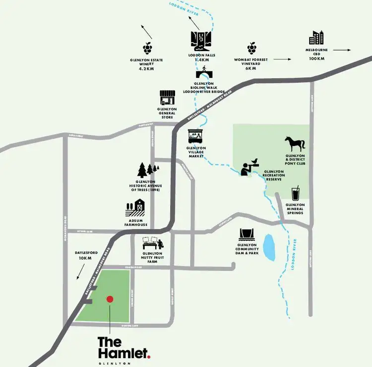 Floorplan of Homely land listing, LOT 1, CA6 of 23/764 Daylesford Malmsbury Road, Glenlyon VIC 3461