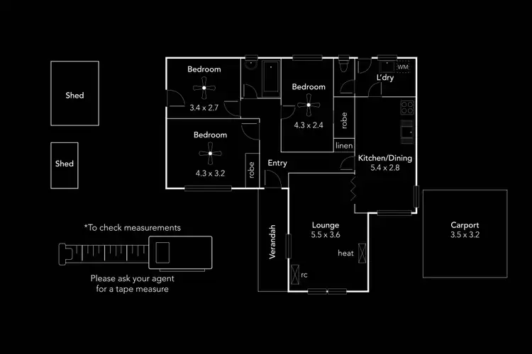 Floorplan of Homely house listing, 8 Goldingham Street, Taperoo SA 5017
