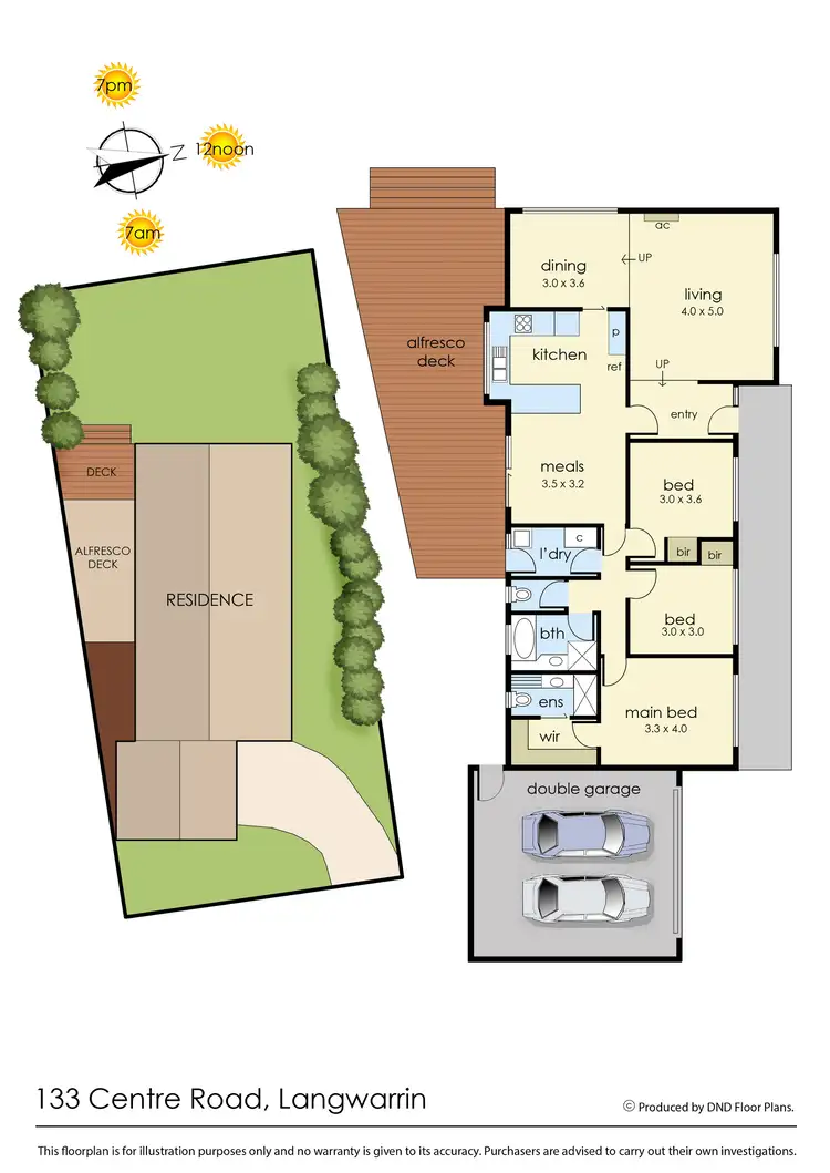 Floorplan of Homely house listing, 133 Centre Road, Langwarrin VIC 3910