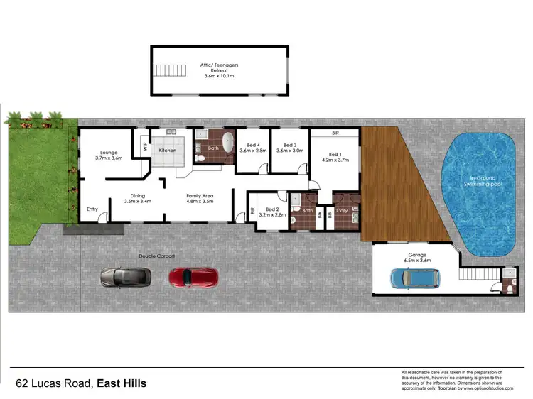 Floorplan of Homely house listing, 62 Lucas Road, East Hills NSW 2213