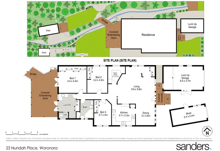 Floorplan of Homely house listing, 23 Nundah Place, Woronora NSW 2232