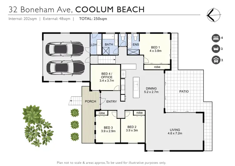 Floorplan of Homely house listing, 32 Boneham Avenue, Coolum Beach QLD 4573