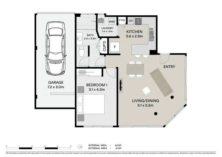 Floorplan of Homely unit listing, 2/19 Namitjira Place, Ballina NSW 2478
