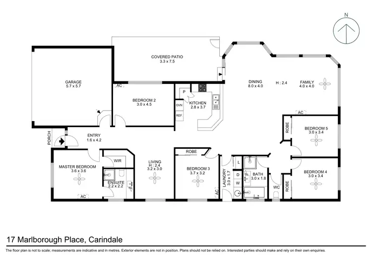 Floorplan of Homely house listing, 17 Marlborough Place, Carindale QLD 4152