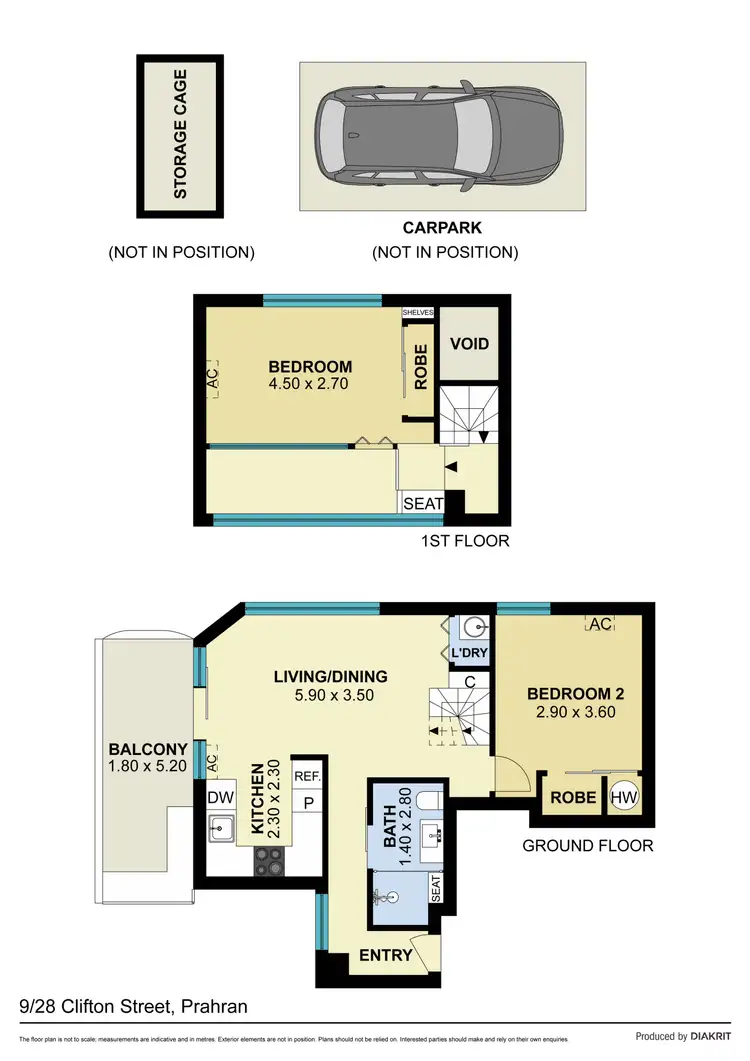 Floorplan of Homely apartment listing, 9/28 Clifton Street, Prahran VIC 3181
