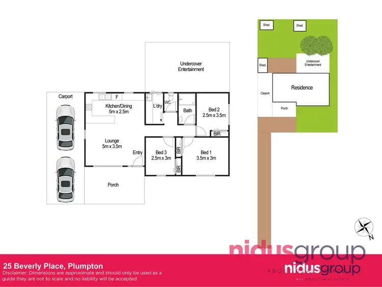 Floorplan of Homely house listing, 25 Beverly Place, Plumpton NSW 2761