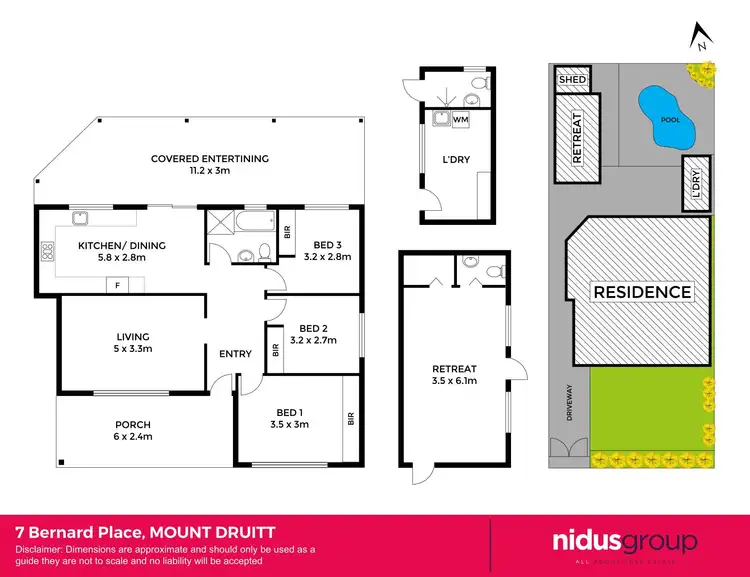 Floorplan of Homely house listing, 7 Bernard Place, Mount Druitt NSW 2770