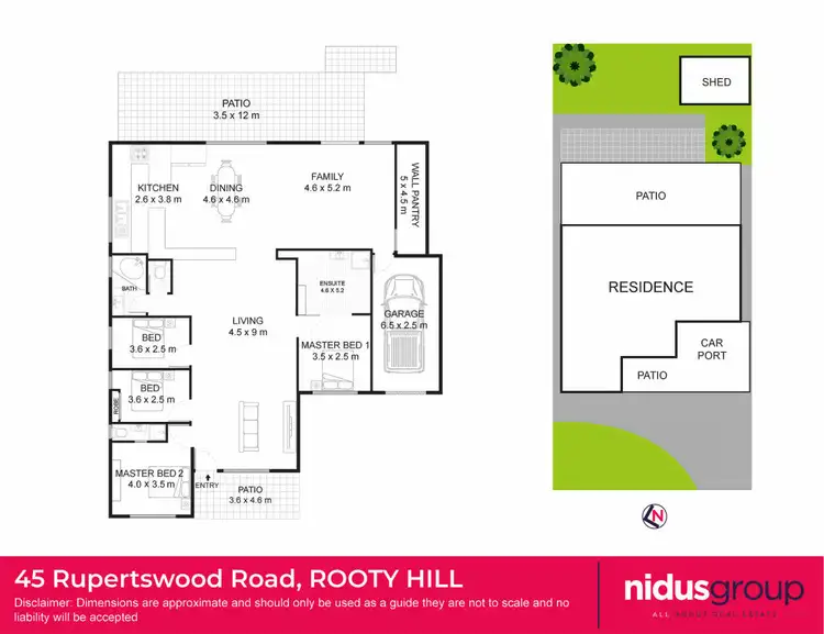 Floorplan of Homely house listing, 45 Rupertswood Road, Rooty Hill NSW 2766