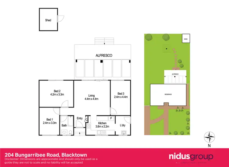 Floorplan of Homely house listing, 204 Bungarribee Road, Blacktown NSW 2148