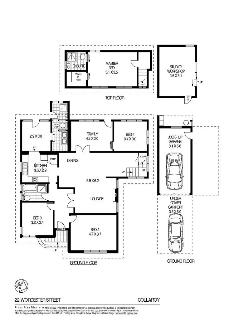 Floorplan of Homely house listing, 22 Worcester Street, Collaroy NSW 2097