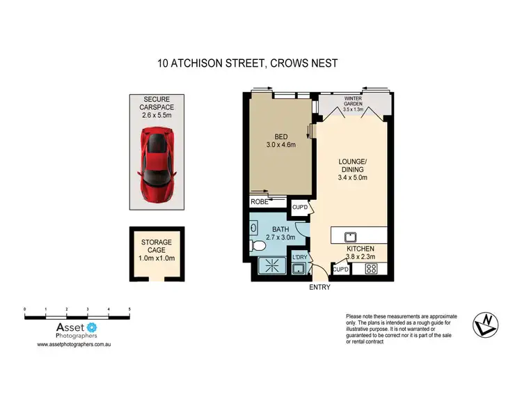 Floorplan of Homely apartment listing, 907/10 Atchison Street, St Leonards NSW 2065