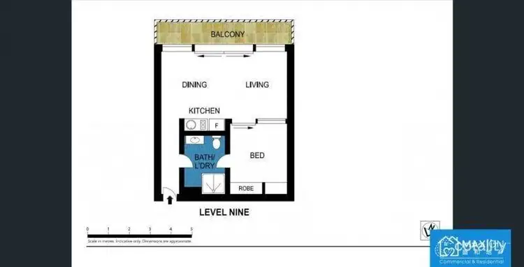 Floorplan of Homely apartment listing, 905/31 A'beckett Street, Melbourne VIC 3000