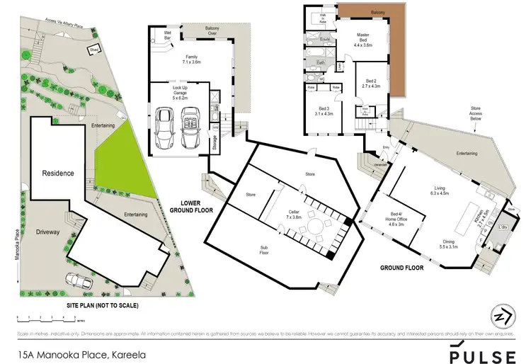 Floorplan of Homely house listing, 15a Manooka Place, Kareela NSW 2232