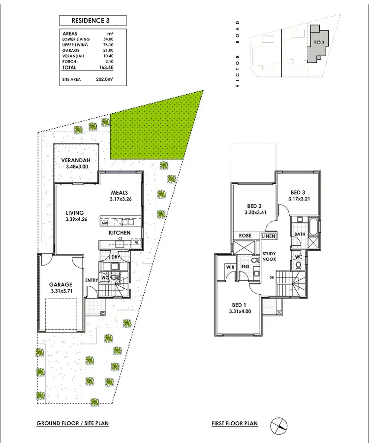 Floorplan of Homely townhouse listing, 2c Cabarita Avenue, Campbelltown SA 5074