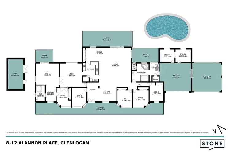 Floorplan of Homely rural property listing, 8-12 Alannon Place, Jimboomba QLD 4280