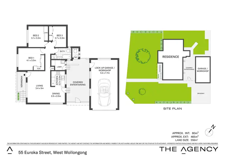 Floorplan of Homely house listing, 55 Euroka Street, West Wollongong NSW 2500