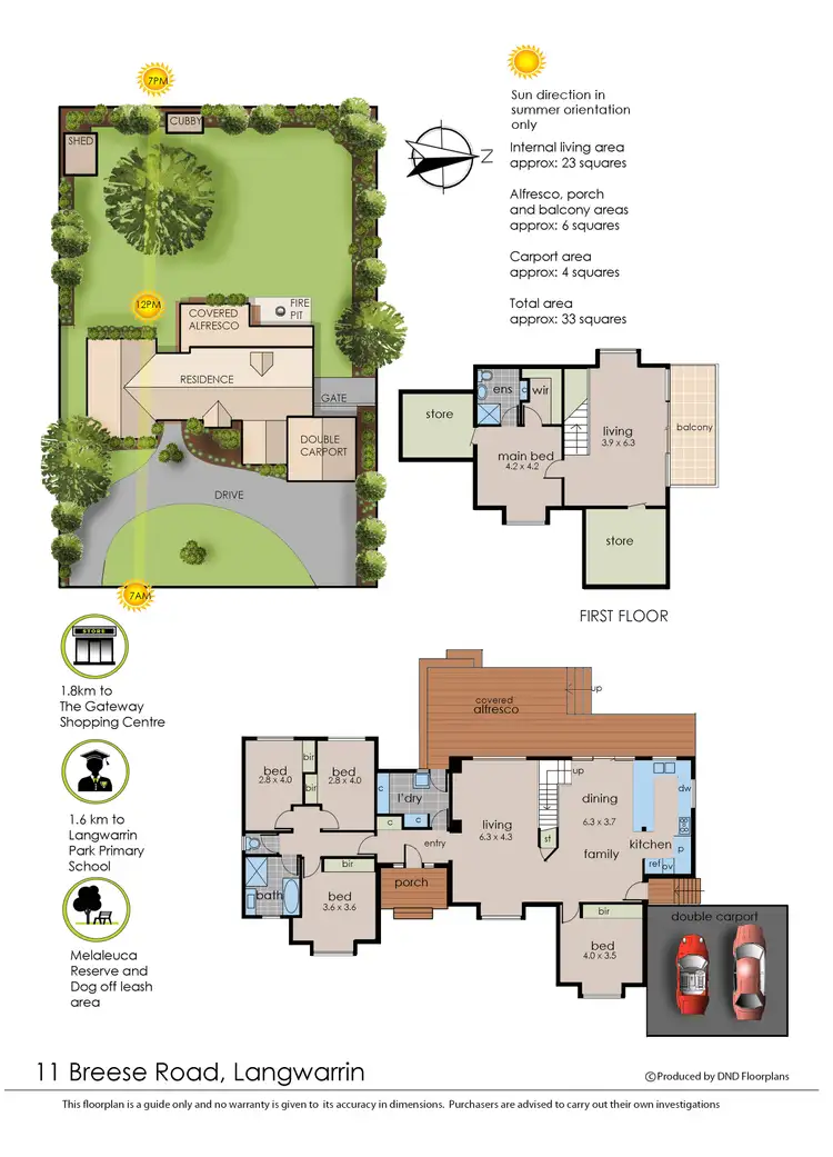 Floorplan of Homely house listing, 11 Breese Road, Langwarrin VIC 3910