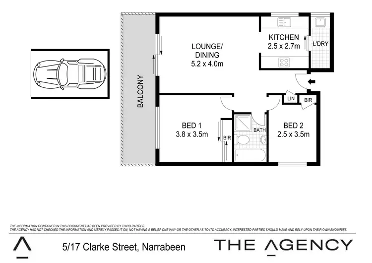 Floorplan of Homely apartment listing, 5/17 Clarke Street, Narrabeen NSW 2101