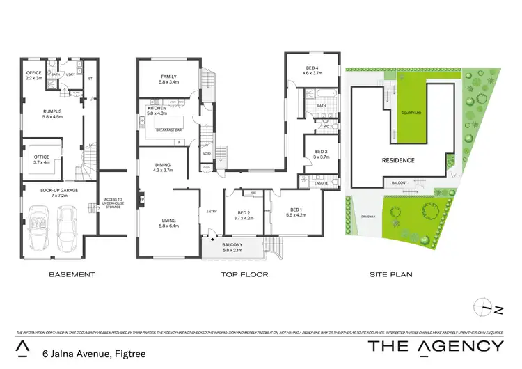 Floorplan of Homely house listing, 6 Jalna Avenue, Figtree NSW 2525