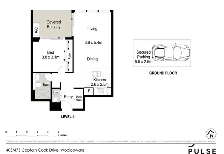 Floorplan of Homely apartment listing, 403/475 Captain Cook Drive, Woolooware NSW 2230