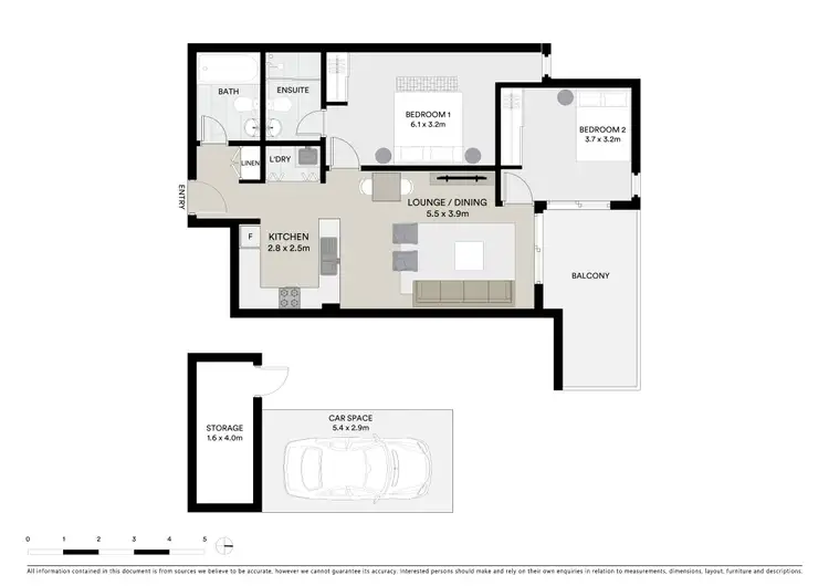 Floorplan of Homely apartment listing, B104/29 Forest Grove, Epping NSW 2121