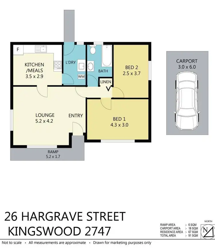 Floorplan of Homely house listing, 26 Hargrave Street, Kingswood NSW 2747