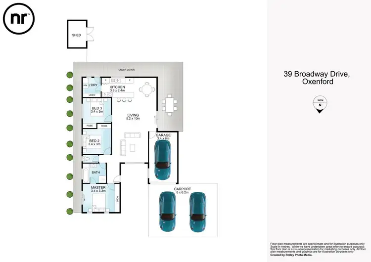 Floorplan of Homely house listing, 39 Broadway Drive, Oxenford QLD 4210