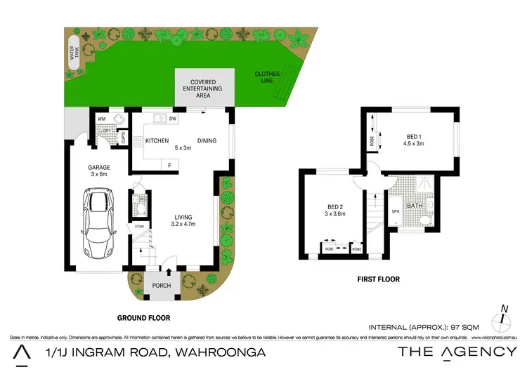 Floorplan of Homely townhouse listing, 1/1J Ingram Road, Wahroonga NSW 2076