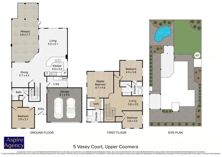 Floorplan of Homely house listing, 5 Vasey Court, Upper Coomera QLD 4209