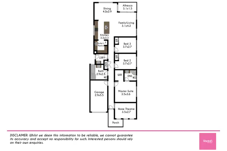 Floorplan of Homely house listing, 34 Raine Ave, Marsden Park NSW 2765