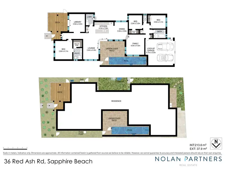 Floorplan of Homely house listing, 36 Red Ash Road, Sapphire Beach NSW 2450