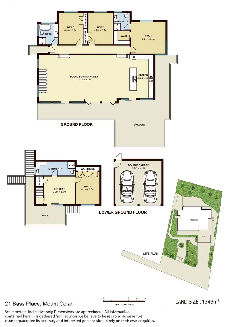Floorplan of Homely house listing, 21 Bass Place, Mount Colah NSW 2079