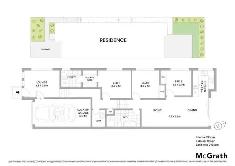 Floorplan of Homely semi-detached listing, 54B Saddleback Crescent, Kembla Grange NSW 2526