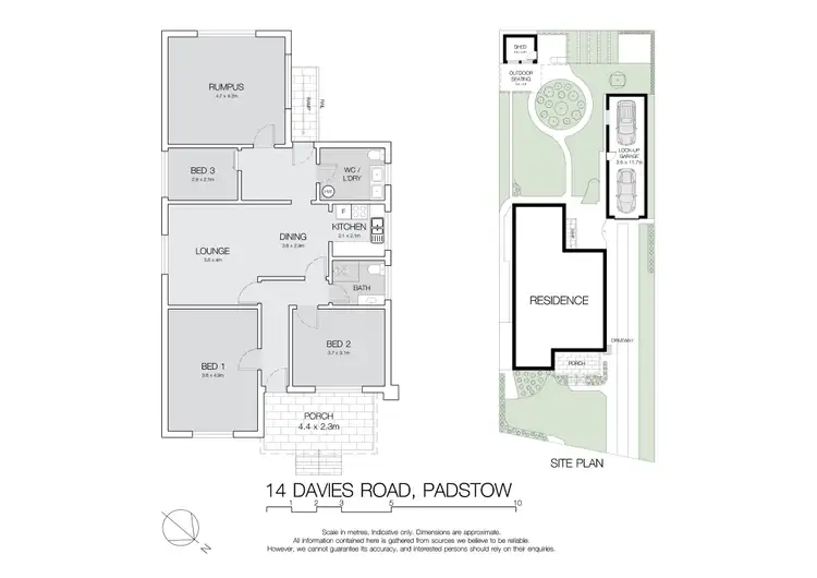 Floorplan of Homely house listing, 14 Davies Road, Padstow NSW 2211