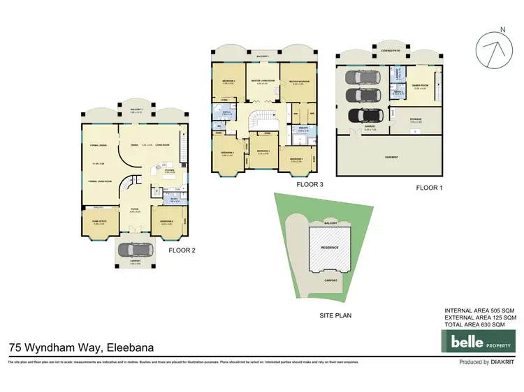 Floorplan of Homely house listing, 75 Wyndham Way, Eleebana NSW 2282