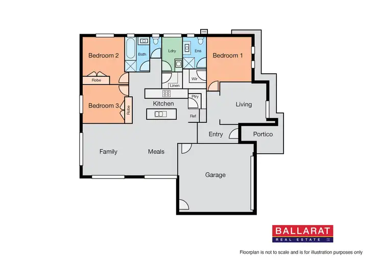 Floorplan of Homely house listing, 26 Normlyttle Parade, Miners Rest VIC 3352