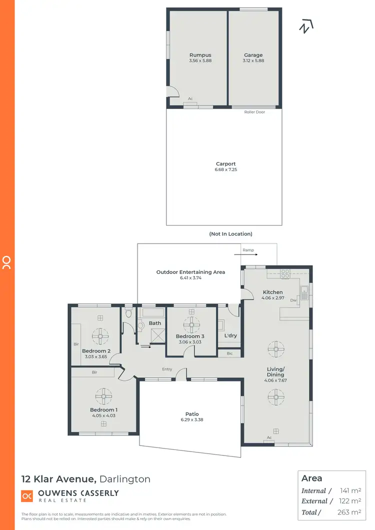 Floorplan of Homely house listing, 12 Klar Avenue, Darlington SA 5047