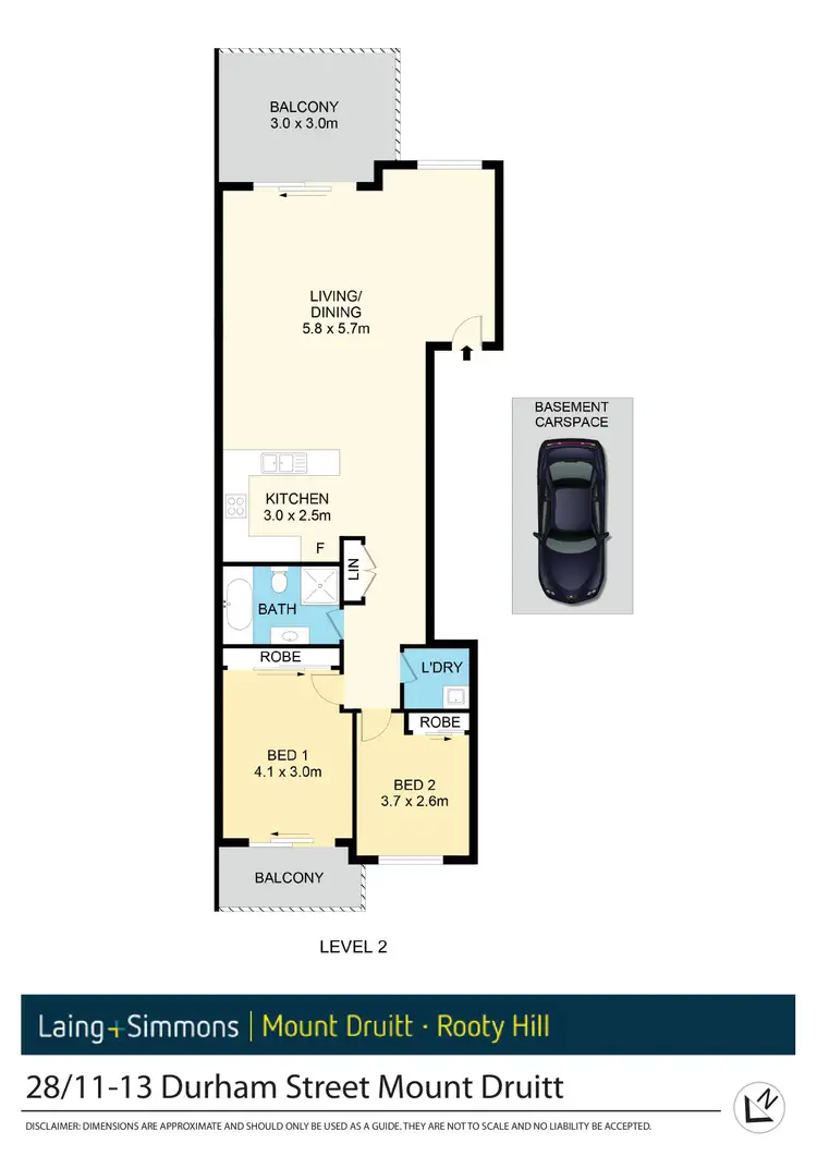 Floorplan of Homely unit listing, 28/11-13 Durham Street, Mount Druitt NSW 2770