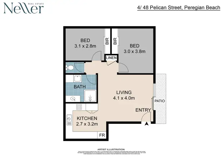 Floorplan of Homely block of units listing, 48 Pelican Street, Peregian Beach QLD 4573