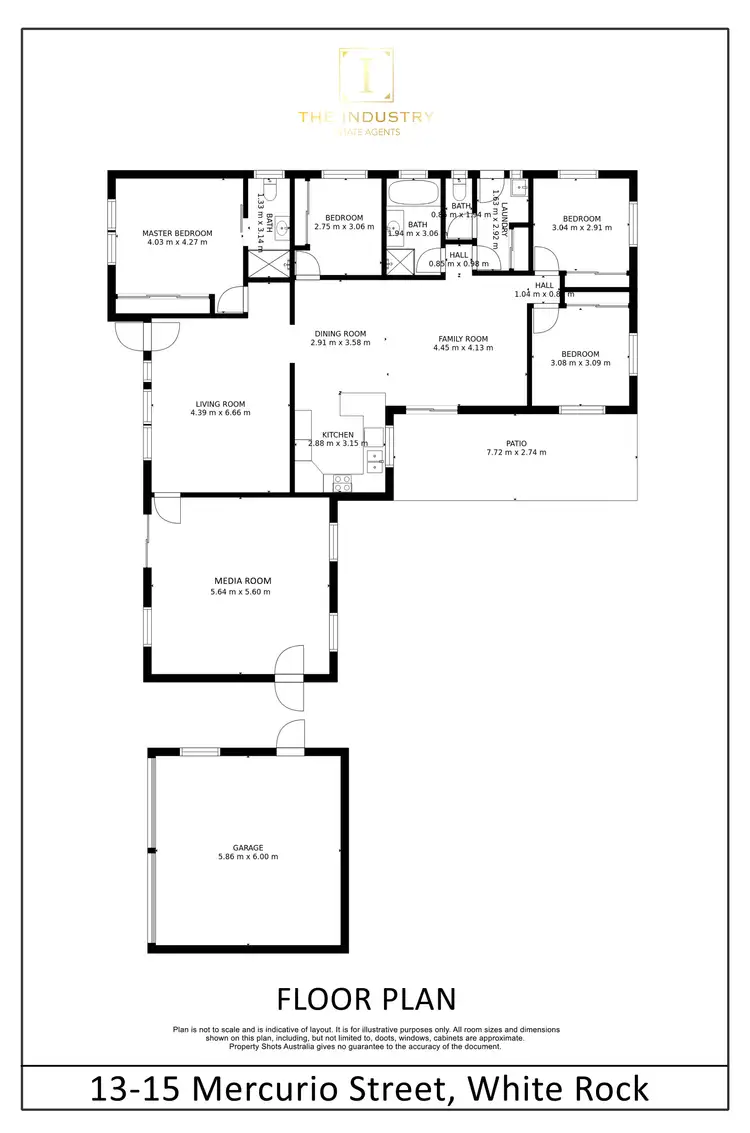 Floorplan of Homely house listing, 13 Mercurio Street, White Rock QLD 4868