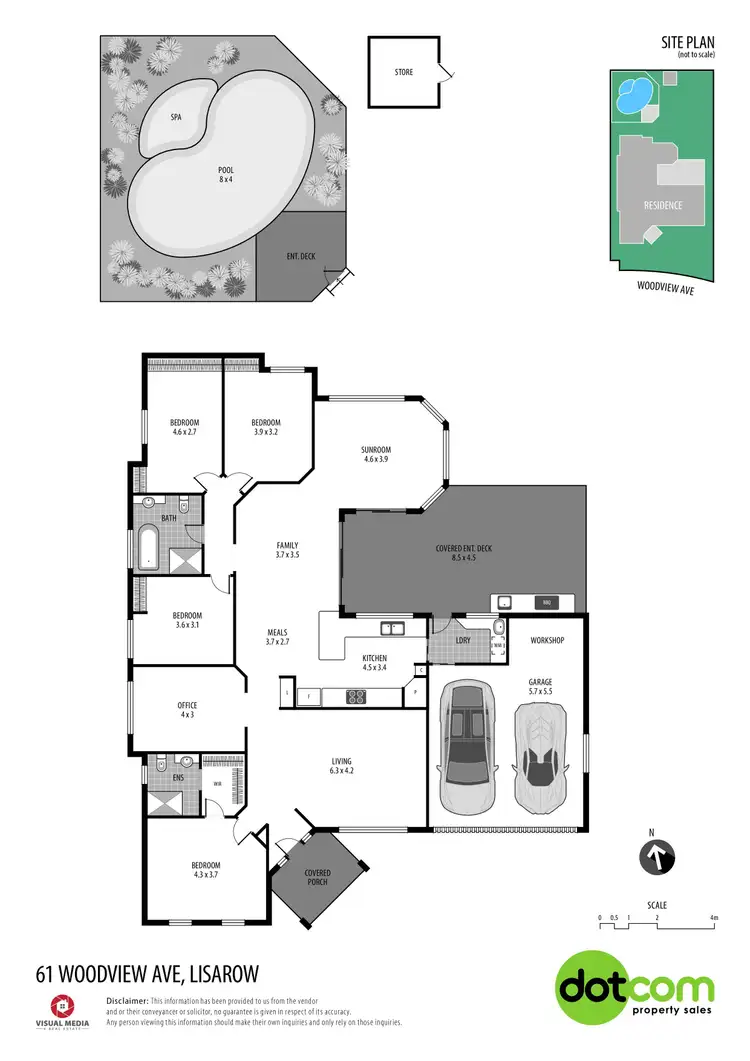 Floorplan of Homely house listing, 61 Woodview Avenue, Lisarow NSW 2250