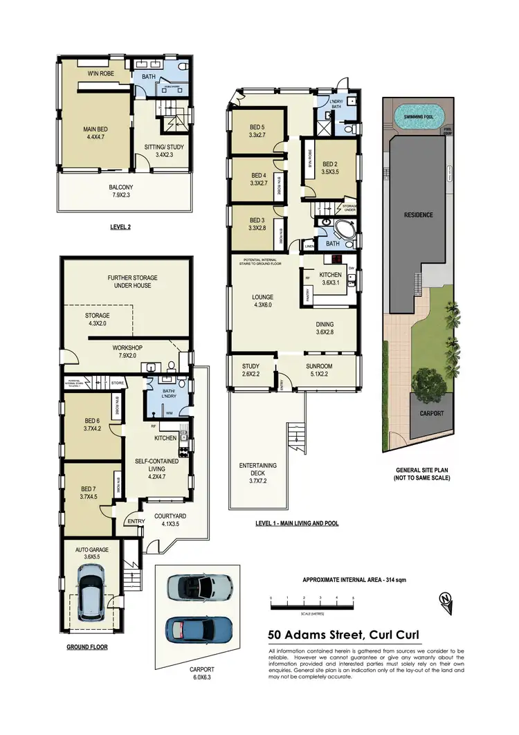 Floorplan of Homely house listing, 50 Adams Street, Curl Curl NSW 2096