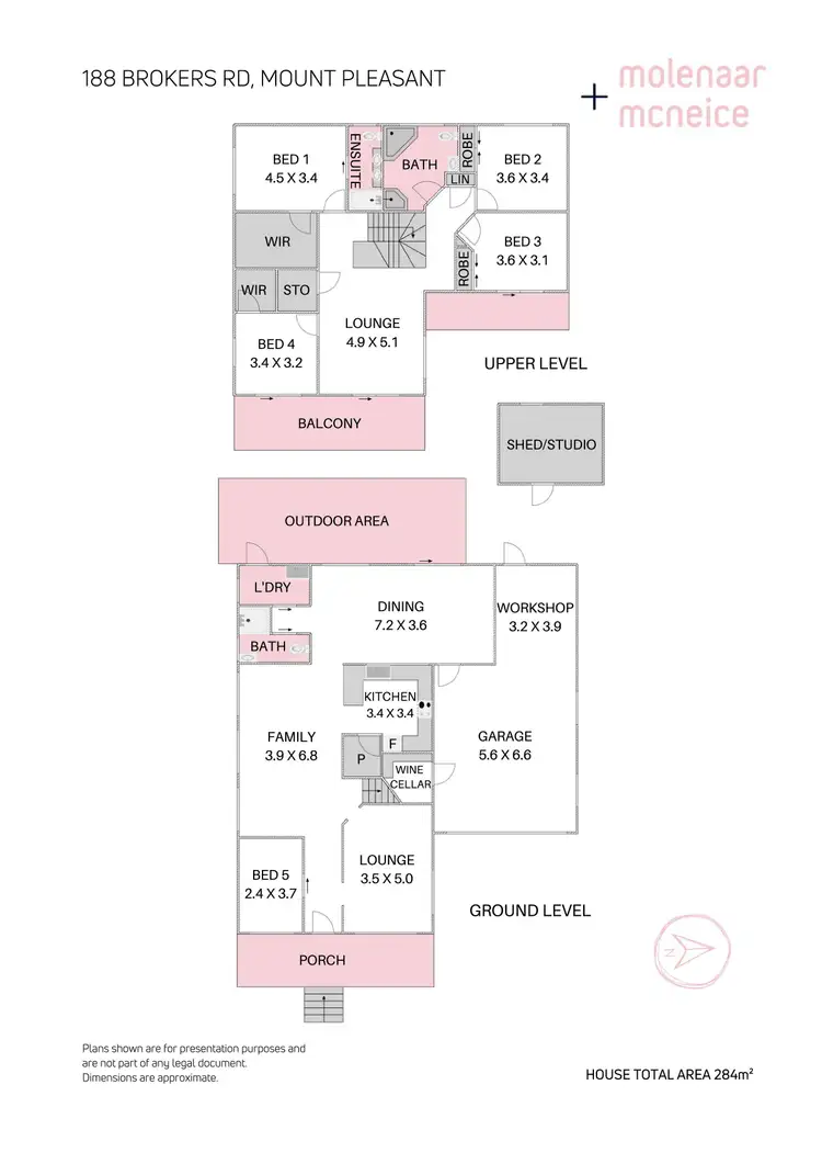 Floorplan of Homely house listing, 188 Brokers Road, Mount Pleasant NSW 2519
