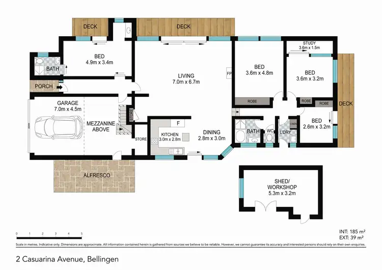 Floorplan of Homely house listing, 2 Casuarina Avenue, Bellingen NSW 2454