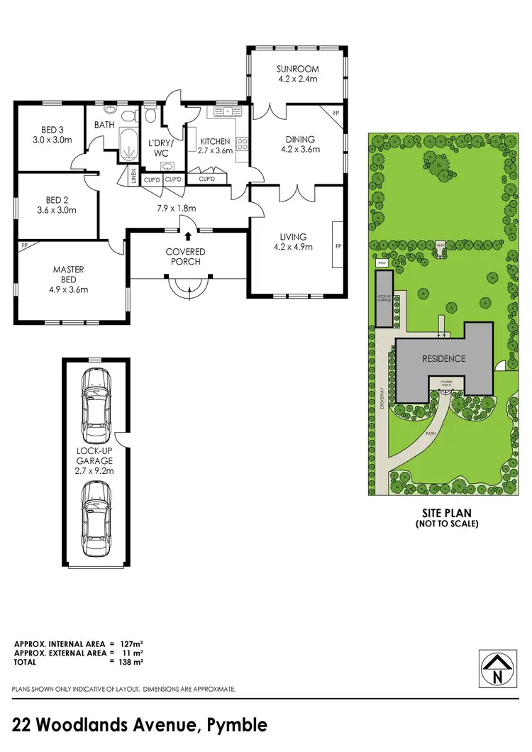 Floorplan of Homely house listing, 22 Woodlands Avenue, Pymble NSW 2073