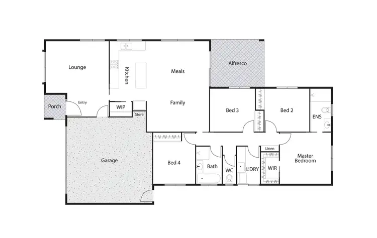 Floorplan of Homely house listing, 64 Fred Daly Avenue, Coombs ACT 2611